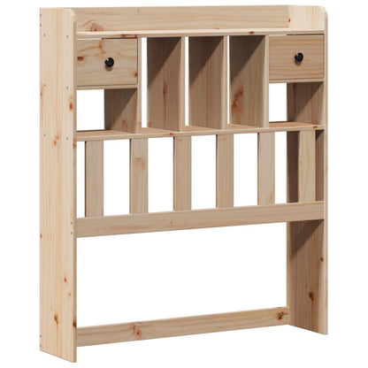 Solid Pine Wood Bookcase Bed Frame 75x190cm Small Single