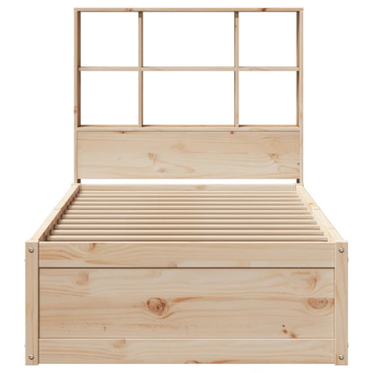 Solid Pine Wood Bed Frame 90x190 cm Single - No Mattress Included