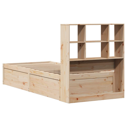 Solid Pine Wood Bed Frame 90x190 cm Single - No Mattress Included