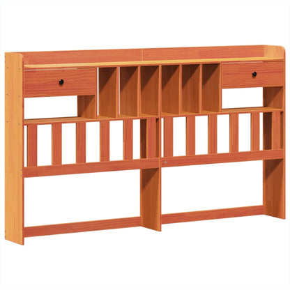 Solid Pine Bed Frame, Wax Brown, 180x200cm Super King Size