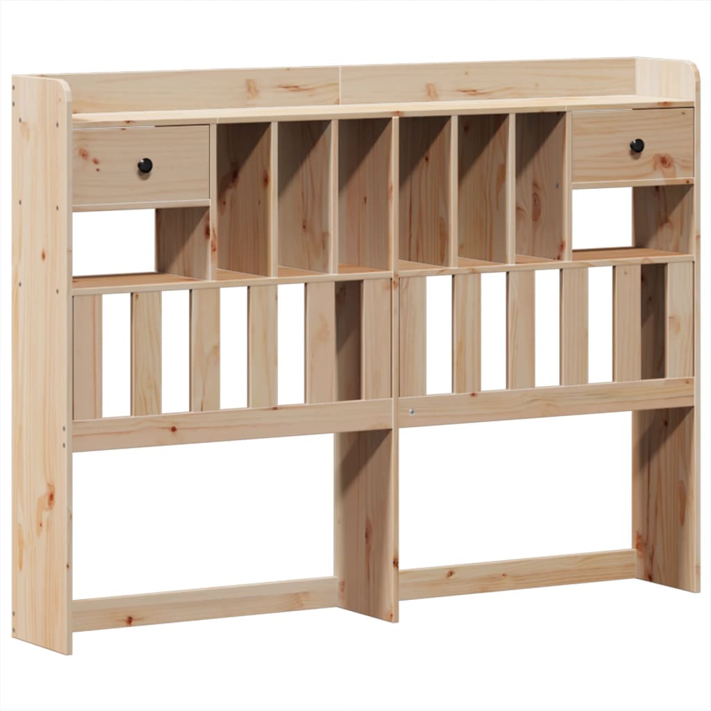 Solid Pine Wood Bed Frame 140x190 cm - Durable & Stylish Design