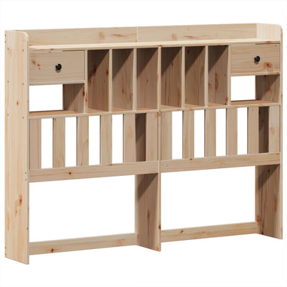 Solid Pine Wood Bed Frame 140x190 cm - Durable & Stylish Design