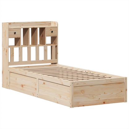 Solid Pine Wood Bed Frame 75x190 cm - Small Single Size