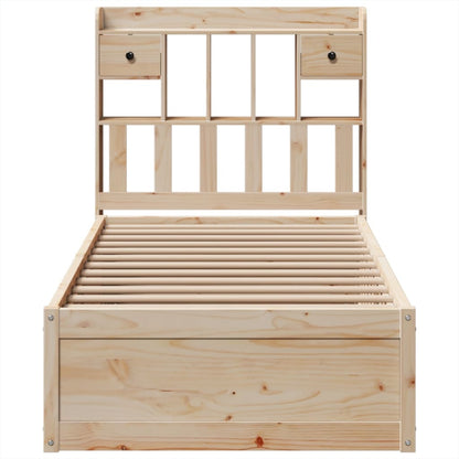 Solid Pine Wood Bed Frame 75x190 cm - Small Single Size