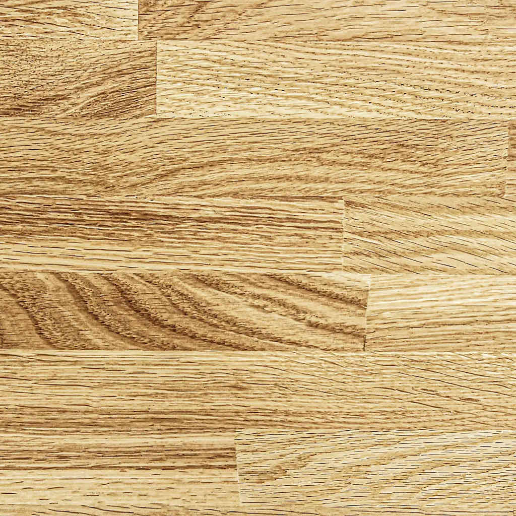 Solid Oak Bed Frame 200x200 cm - Elegant Wooden Finish