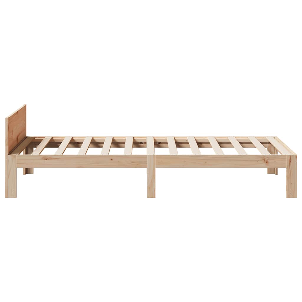 Bed Frame without Mattress 80x200 cm Solid Wood Pine
