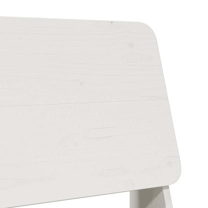 White Solid Pine Garden Chairs Set of 2 - 60x64x70.5 cm