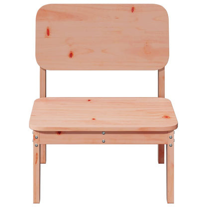 Solid Wood Douglas Garden Chairs, 2-Piece Set, 60x52.5x72 cm