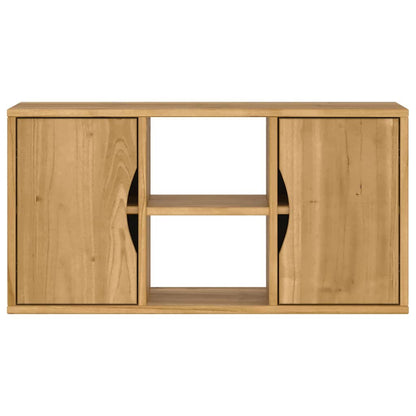 TV Cabinet ODDA 79x24x40 cm Solid Wood Pine