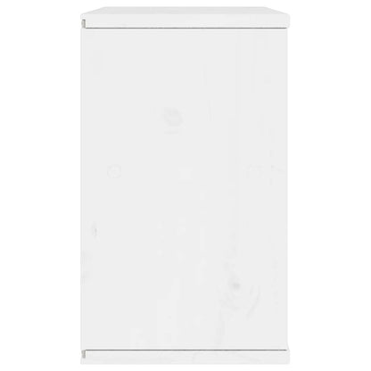 TV Cabinet ODDA White 79x24x40 cm Solid Wood Pine