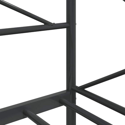 Black Steel Day Bed Frame 80x200 cm - Mattress Not Included