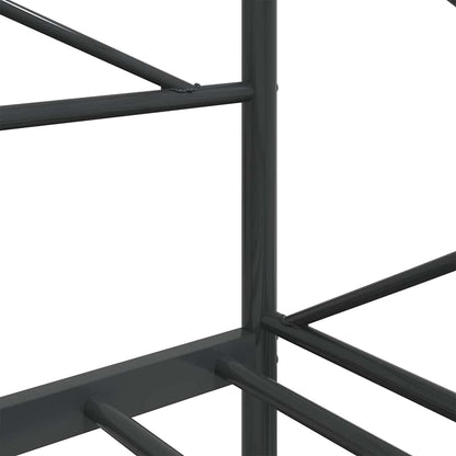 Black Steel Day Bed Frame 90x190 cm - No Mattress Included