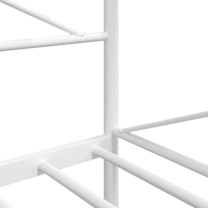 White Steel Day Bed Frame 107x203 cm - No Mattress Included