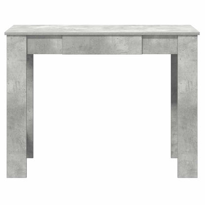 Concrete Grey Desk, Engineered Wood, 100x45x75 cm