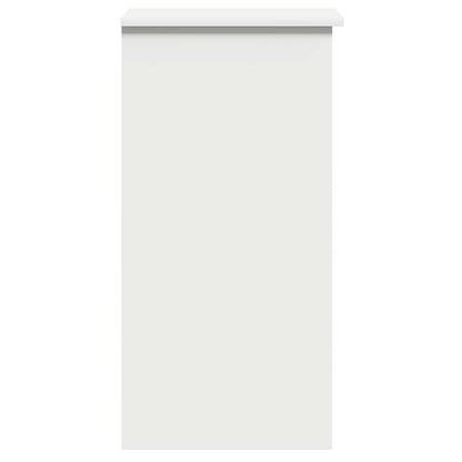 White Desk with Shelves, Engineered Wood, 84x40x78 cm
