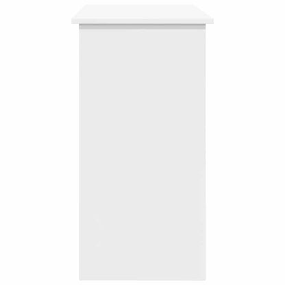 Sleek White Desk 80x40x75 cm - Durable Engineered Wood Design