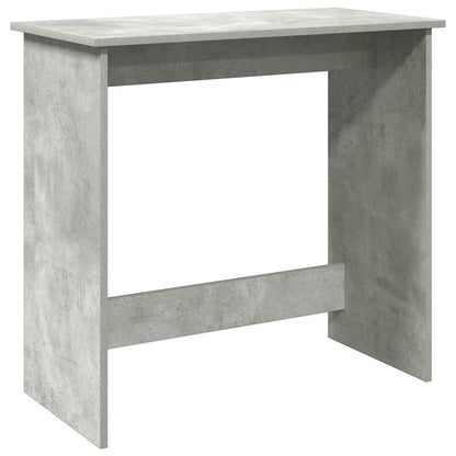 Concrete Grey Engineered Wood Desk 80x40x75 cm