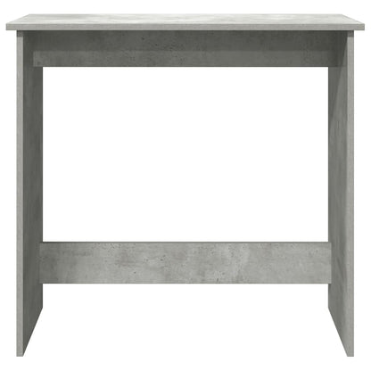 Concrete Grey Engineered Wood Desk 80x40x75 cm