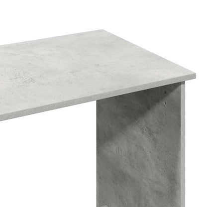 Concrete Grey Engineered Wood Desk 80x40x75 cm