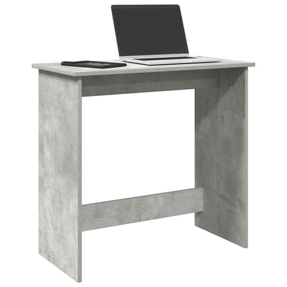 Concrete Grey Engineered Wood Desk 80x40x75 cm