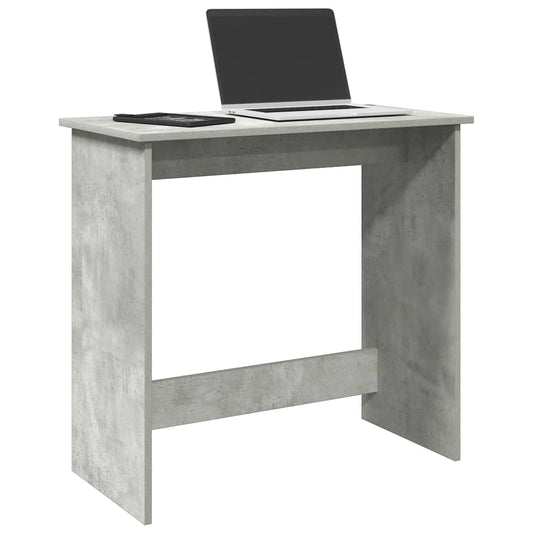 Concrete Grey Engineered Wood Desk 80x40x75 cm