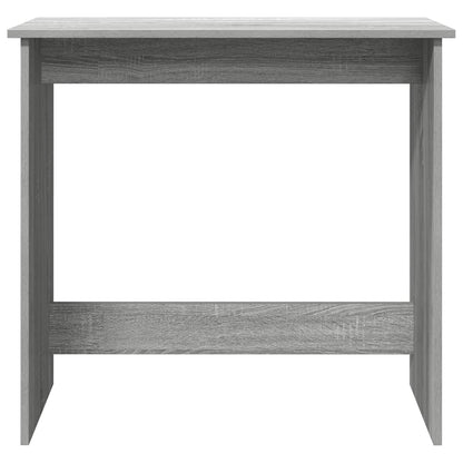 Compact Grey Sonoma Desk, Engineered Wood, 80x40x75 cm