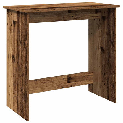Rustic Engineered Wood Desk - 80x40x75 cm, Vintage Charm