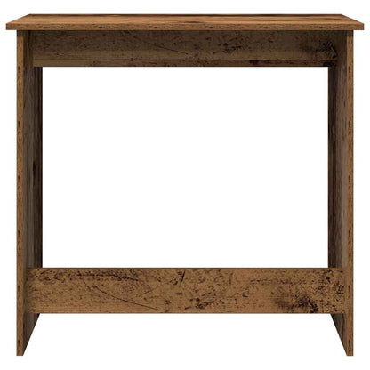 Rustic Engineered Wood Desk - 80x40x75 cm, Vintage Charm