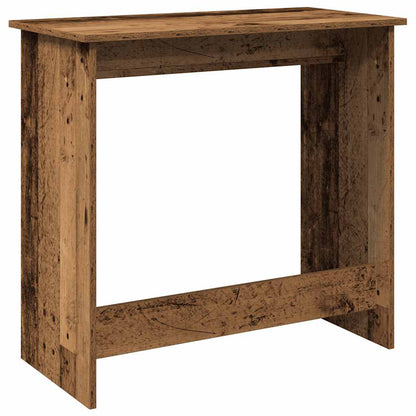 Rustic Engineered Wood Desk - 80x40x75 cm, Vintage Charm