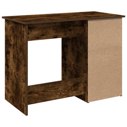 Smoked Oak Desk 102x50x75 cm - Engineered Wood Elegance