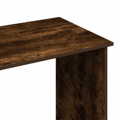 Smoked Oak Desk 102x50x75 cm - Engineered Wood Elegance