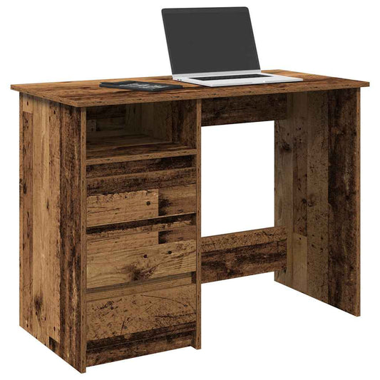 Vintage-Style Desk, Engineered Wood, 102x50x75 cm, Rustic Charm