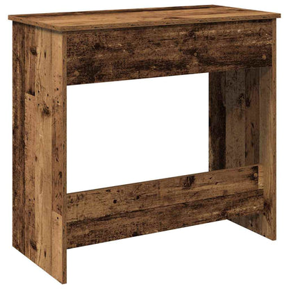 Rustic 80x40x75 cm Engineered Wood Desk - Vintage Style