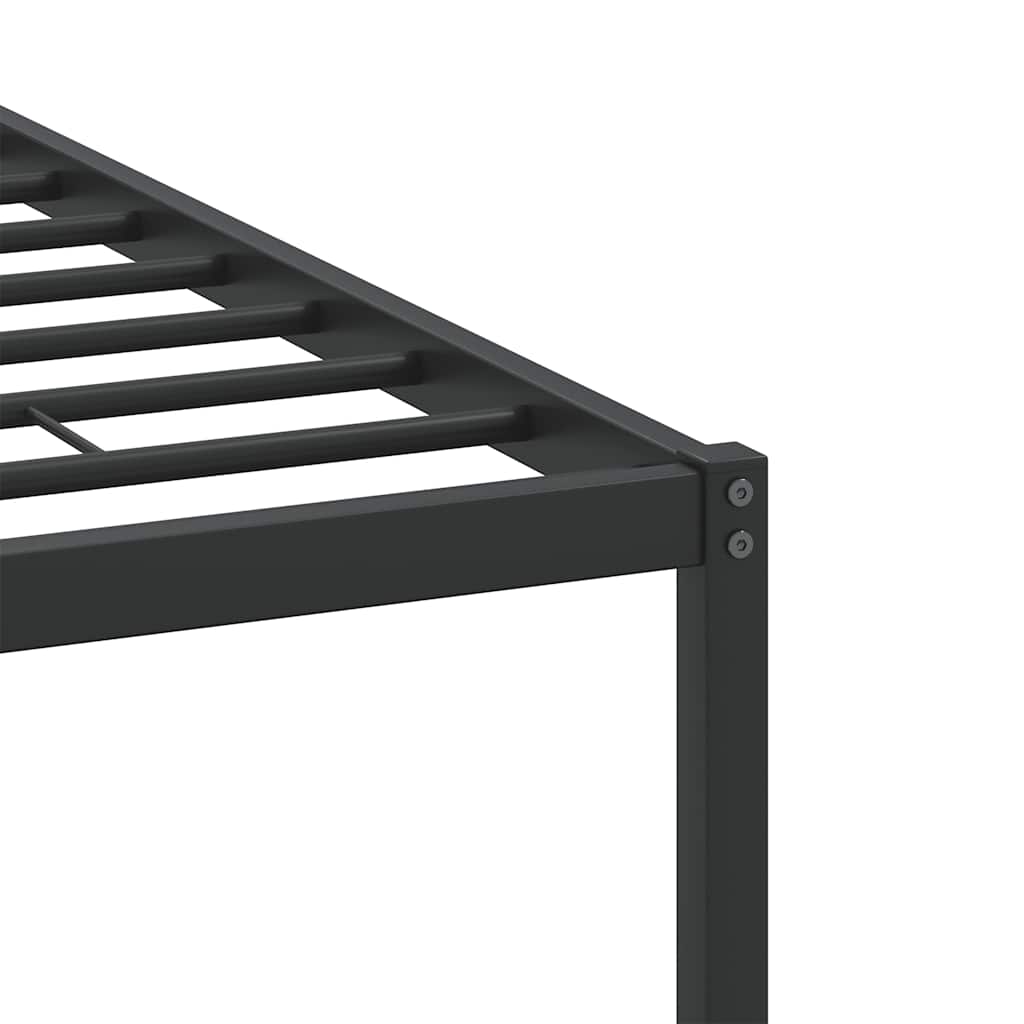 Sonoma Oak Bed Frame 140x190 cm - Engineered Wood, No Mattress