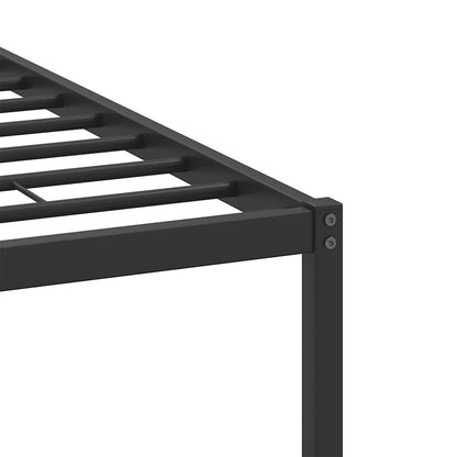 Sonoma Oak Bed Frame 140x190 cm - Engineered Wood, No Mattress