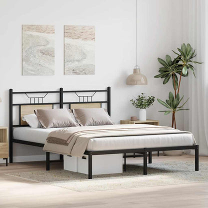 Sonoma Oak King Size Bed Frame 150x200 cm - Engineered Wood