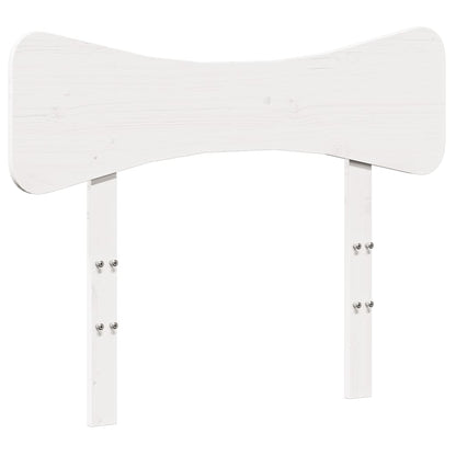 Solid Pine White Bed Frame 100x200 cm - Durable & Stylish