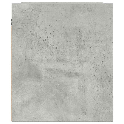 Wall-mounted Bedside Cabinet Concrete Grey 38x34x40 cm