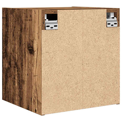 Wall-mounted Bedside Cabinets 2 pcs Old Wood 38x34x40 cm