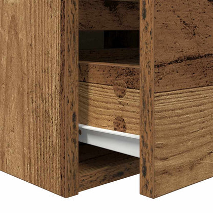 Wall-mounted Bedside Cabinets 2 pcs Old Wood 38x34x40 cm