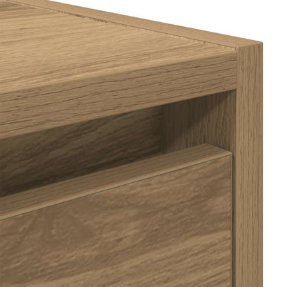 Wall-mounted Bedside Cabinet Artisan Oak 38x34x40 cm