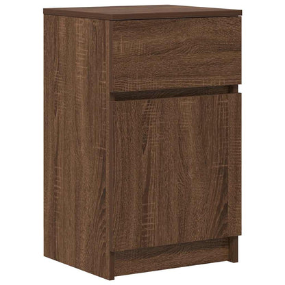 Bedside Cabinets 2 pcs Brown Oak 39x35x65 cm Engineered Wood