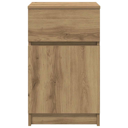 Bedside Cabinet Artisan Oak 39x35x65 cm Engineered Wood