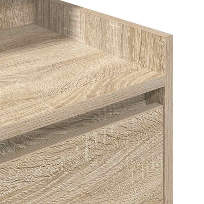 Bedside Cabinets with 2 Drawers 2 pcs Sonoma Oak 38x34x80 cm