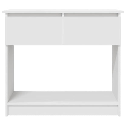 White Console Table with Drawers - 85.5x38.5x74.5 cm - Stylish Decor