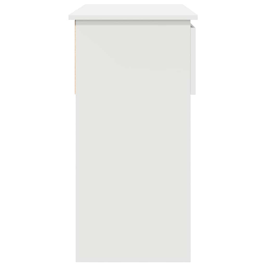 White Console Table with Drawers - 85.5x38.5x74.5 cm - Stylish Decor