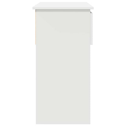 White Console Table with Drawers - 85.5x38.5x74.5 cm - Stylish Decor