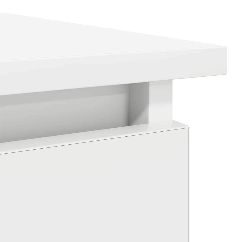 White Console Table with Drawers - 85.5x38.5x74.5 cm - Stylish Decor