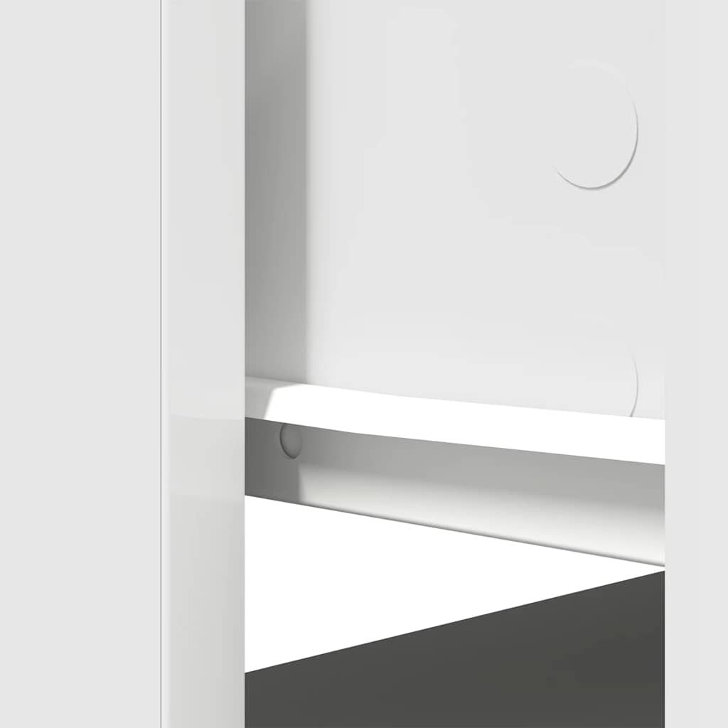 White Console Table with Drawers - 85.5x38.5x74.5 cm - Stylish Decor