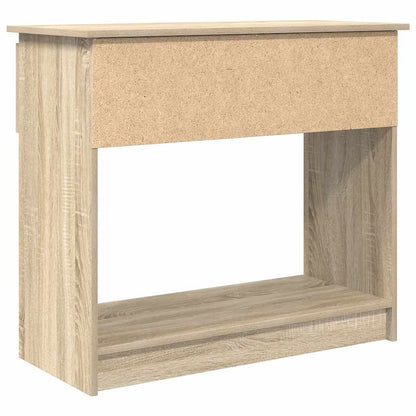 Sonoma Oak Console Table with Drawers - 85.5x38.5x74.5 cm